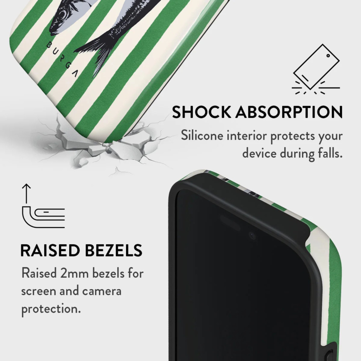 iPhone 16 PRO Magsafe Sardinhas Tough BURGA nugarėlė 3