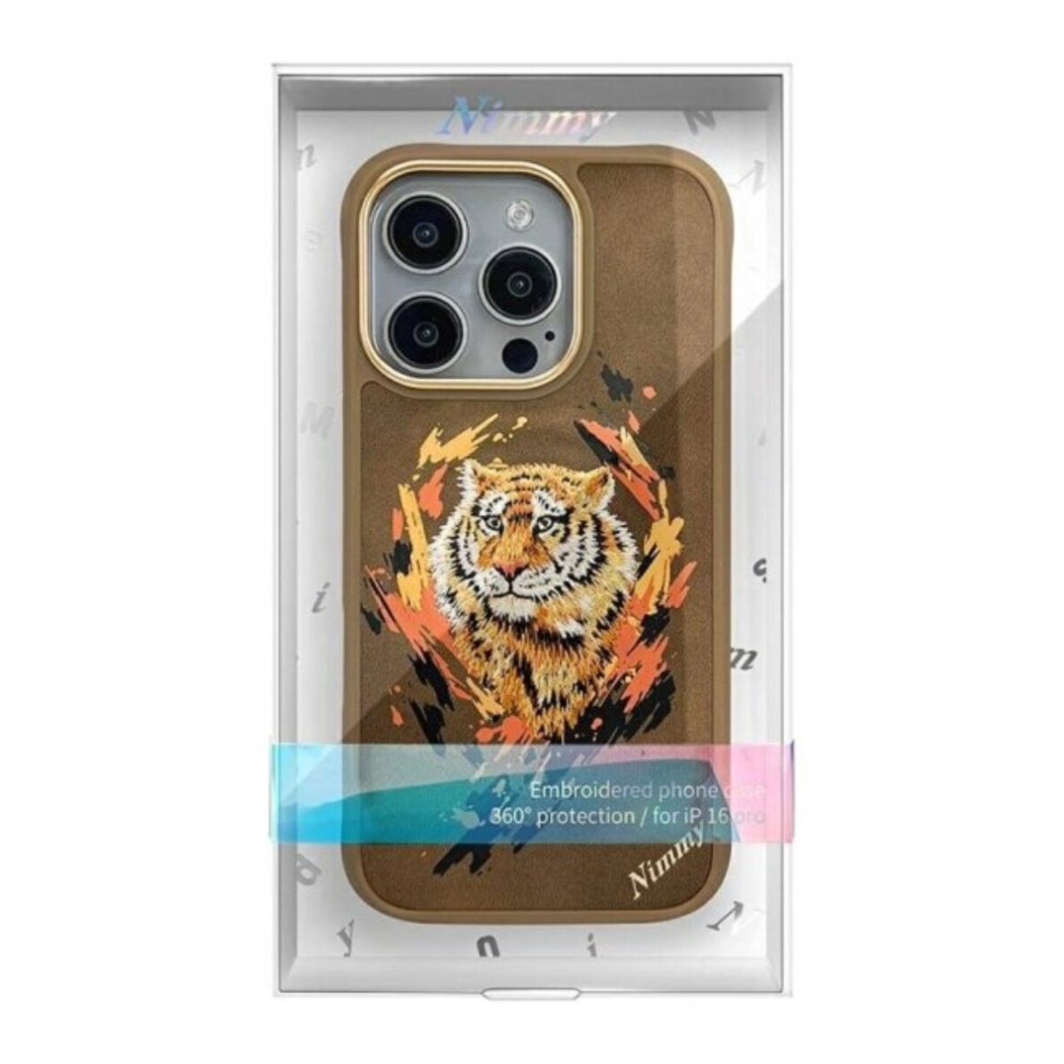 iPhone 16 PRO MAX beige NIMMY MagSafe Tiger 2.0 nugarėlė 4