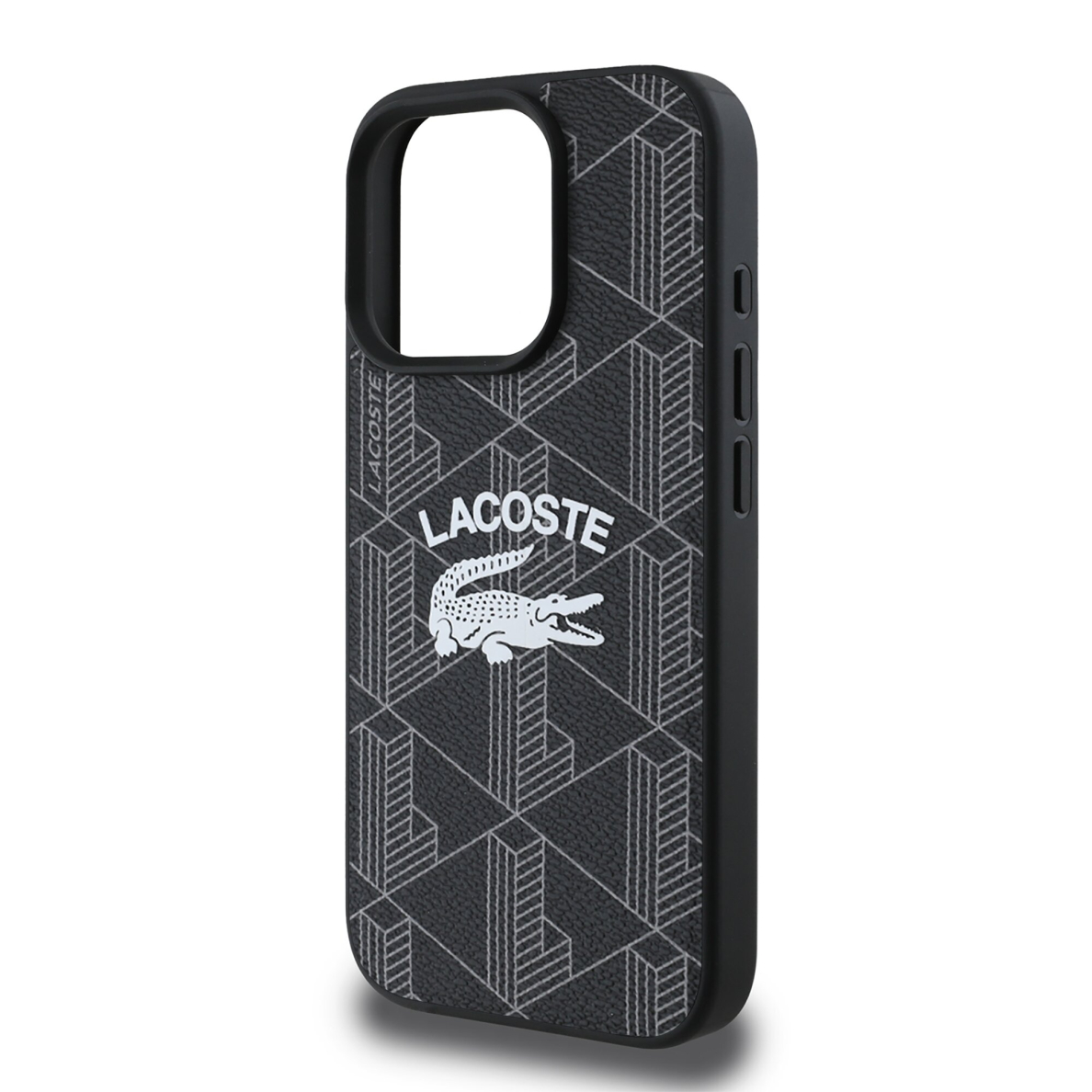 iPhone 16 PRO MAX black Magsafe Mono PU Vintage Logo LACOSTE nugarėlė 5