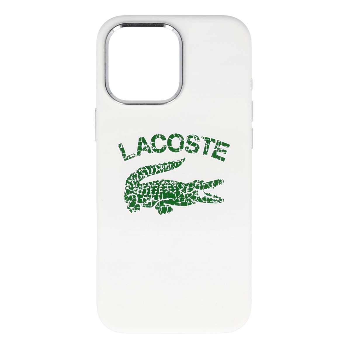 iPhone 16 PRO MAX farine HC Magsafe Silicone Cracked Logo LACOSTE nugarėlė