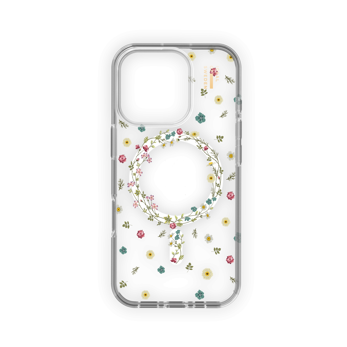iPhone 16 PRO MAX iDeal Of Sweden Clear MagSafe nugarėlė Petite Floral