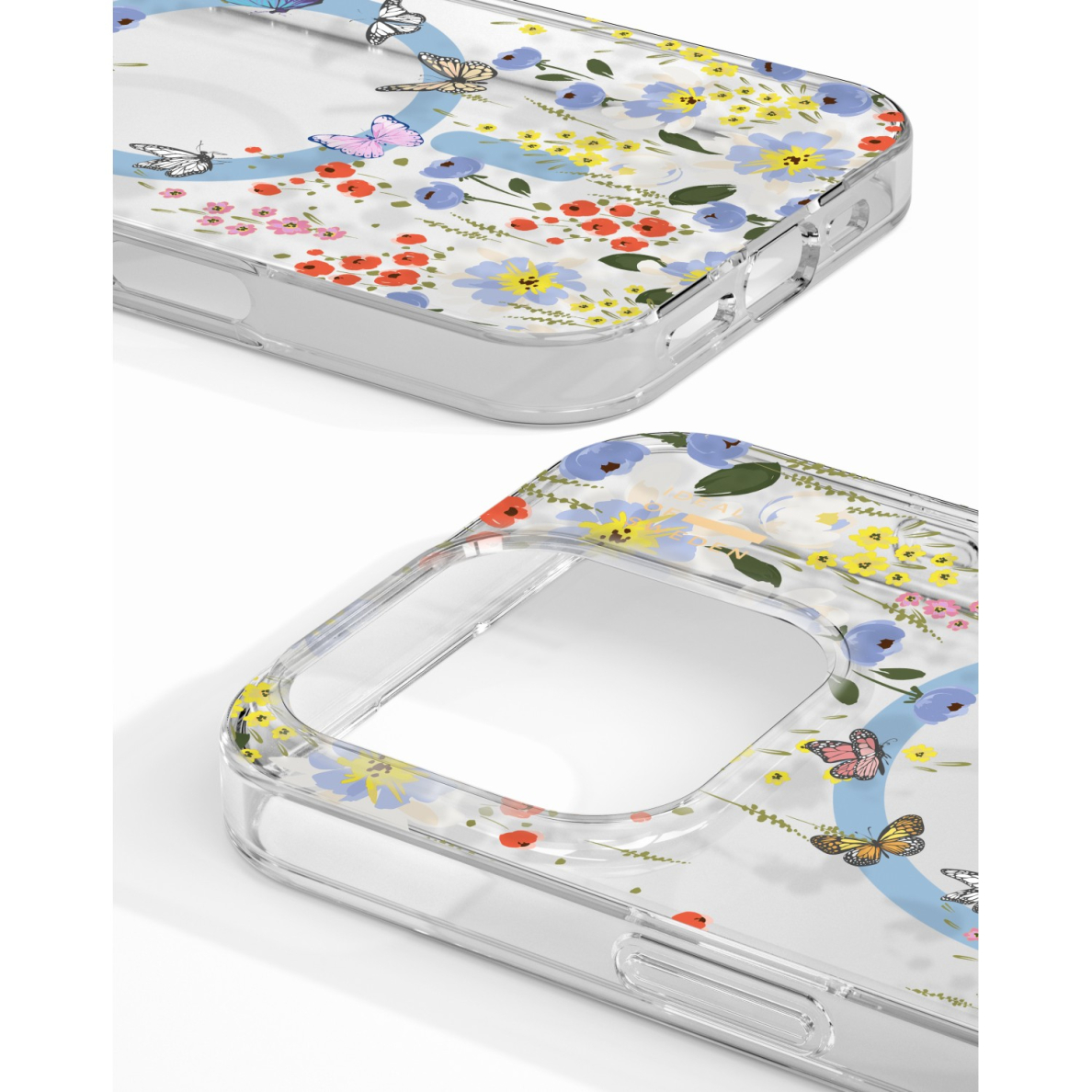 iPhone 16 PRO MAX iDeal Of Sweden Clear nugarėlė MagSafe Artistic Garden 1