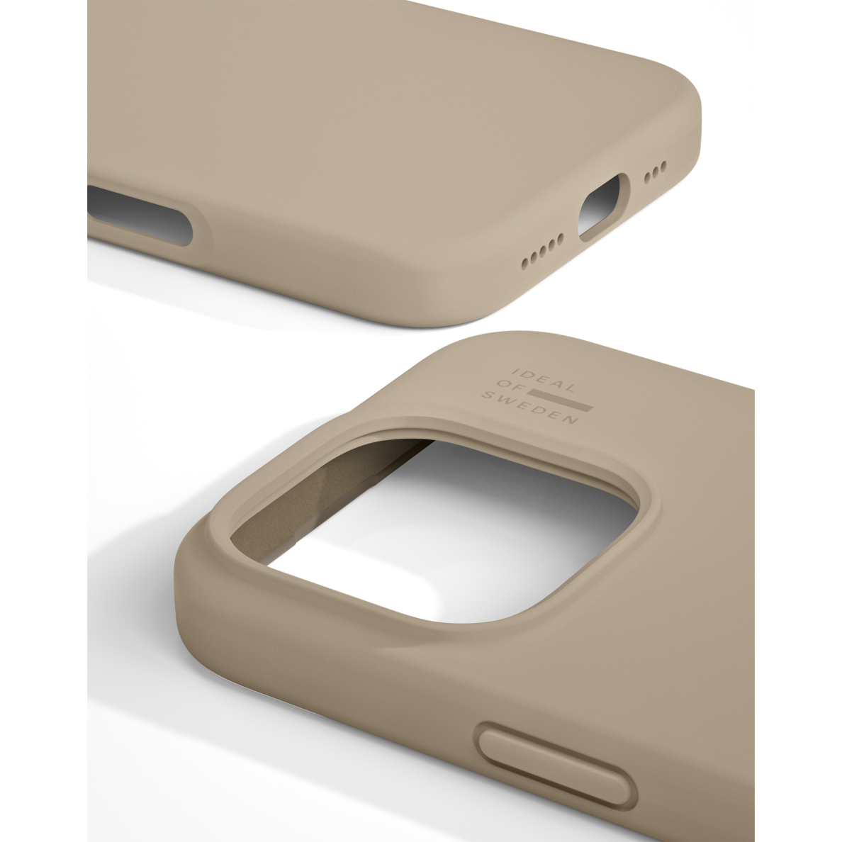 iPhone 16 PRO MAX iDeal Of Sweden nugarėlė MagSafe Silicone Beige 3