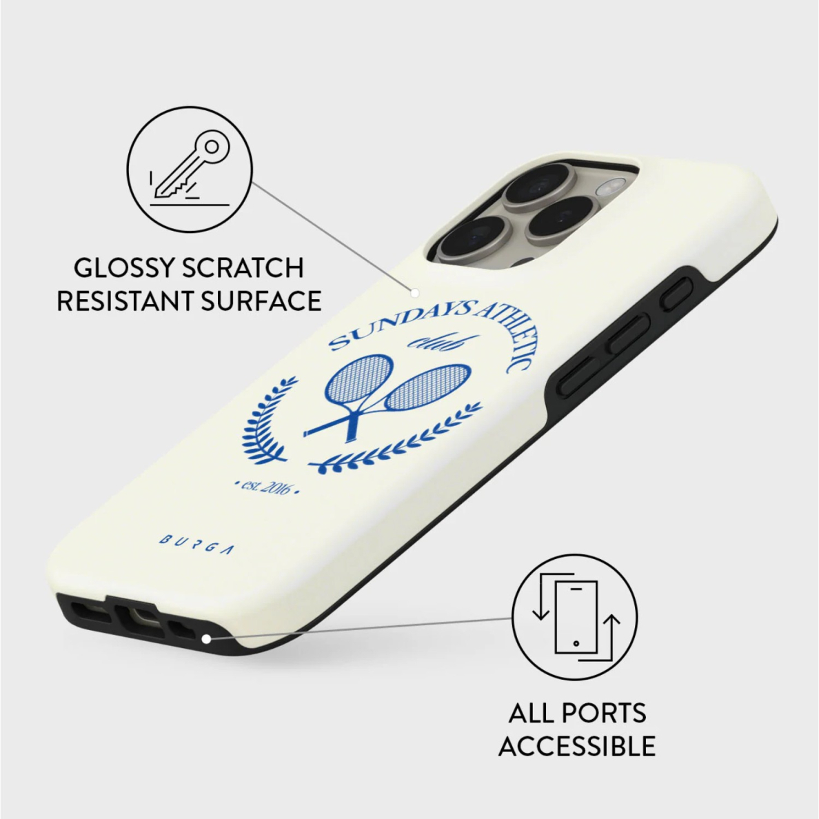 iPhone 16 PRO MAX Magsafe Leisure Club Tough BURGA nugarėlė 2