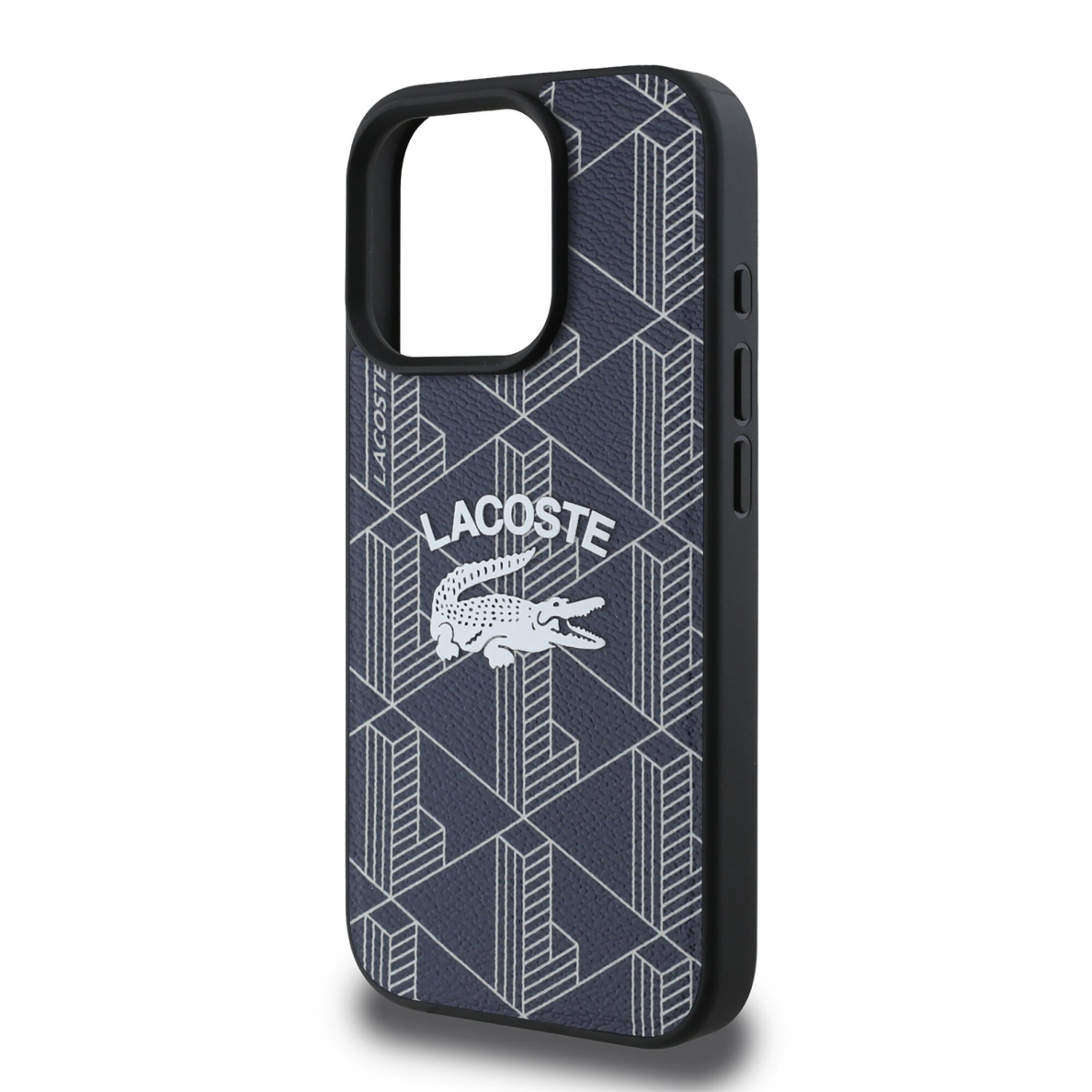 iPhone 16 PRO navy Magsafe Mono PU Vintage Logo LACOSTE nugarėlė 5