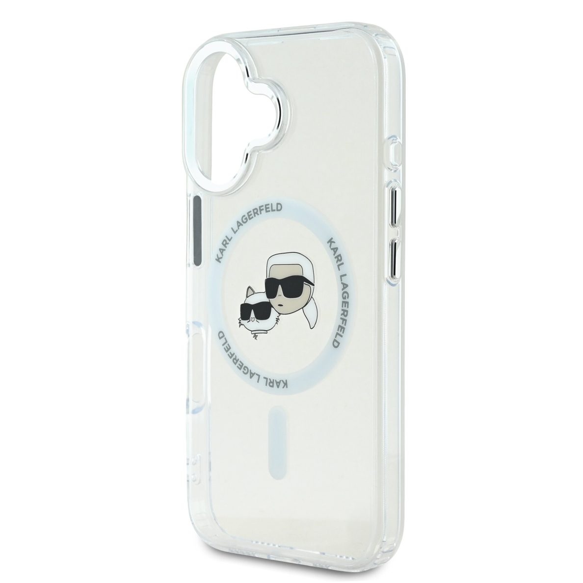 iPhone 16 white Magsafe IML Metal KC Heads KARL LAGERFELD nugarėlė 5
