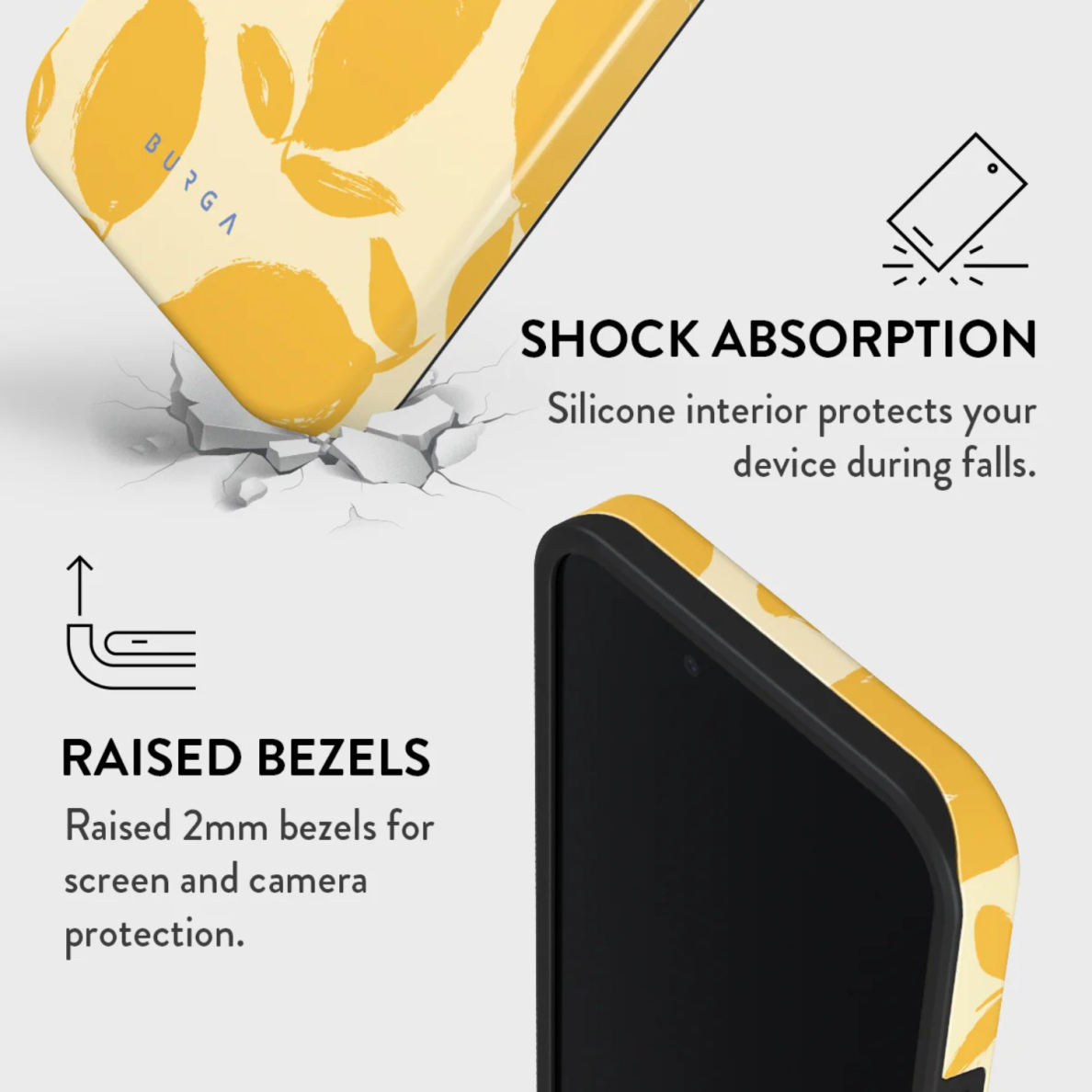 iPhone 16e Magsafe Lemon Tart Tough BURGA nugarėlė 3