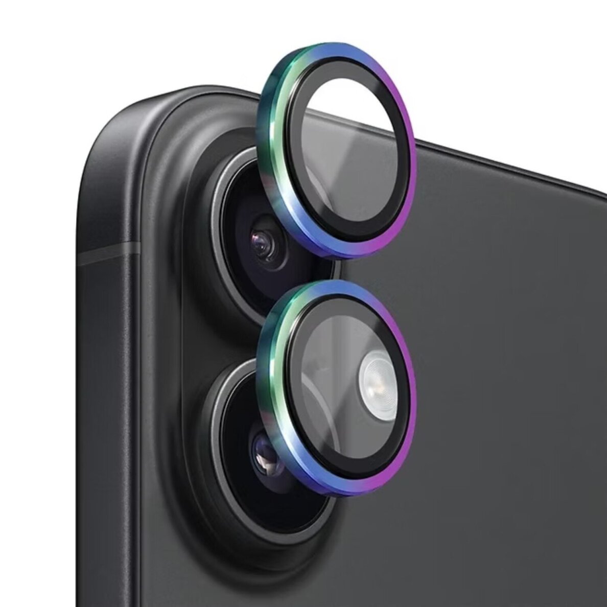 iPhone 17 apsauginis colorful Mr. Monkey galinės kameros stiklas