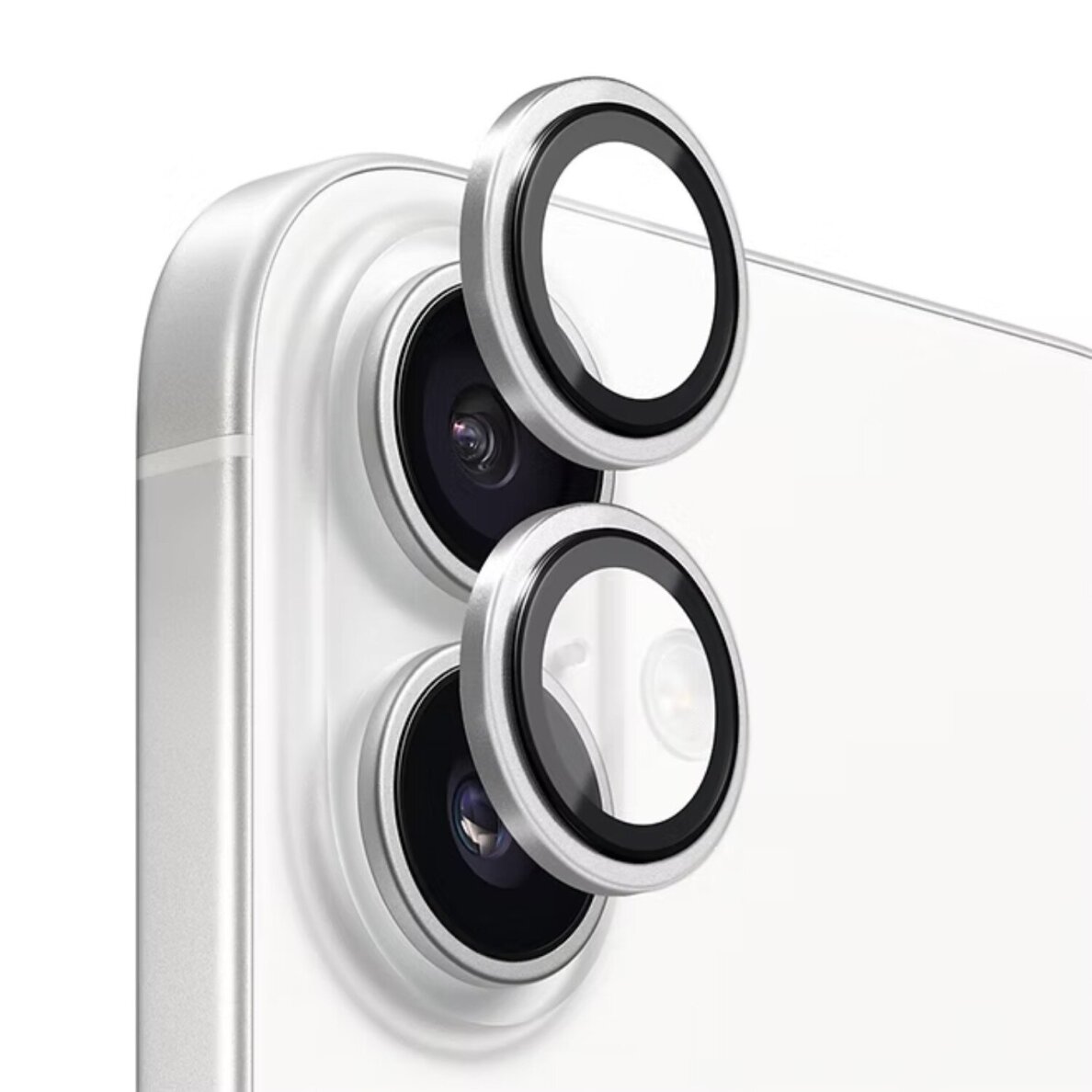 iPhone 17 apsauginis silver Mr. Monkey galinės kameros stiklas