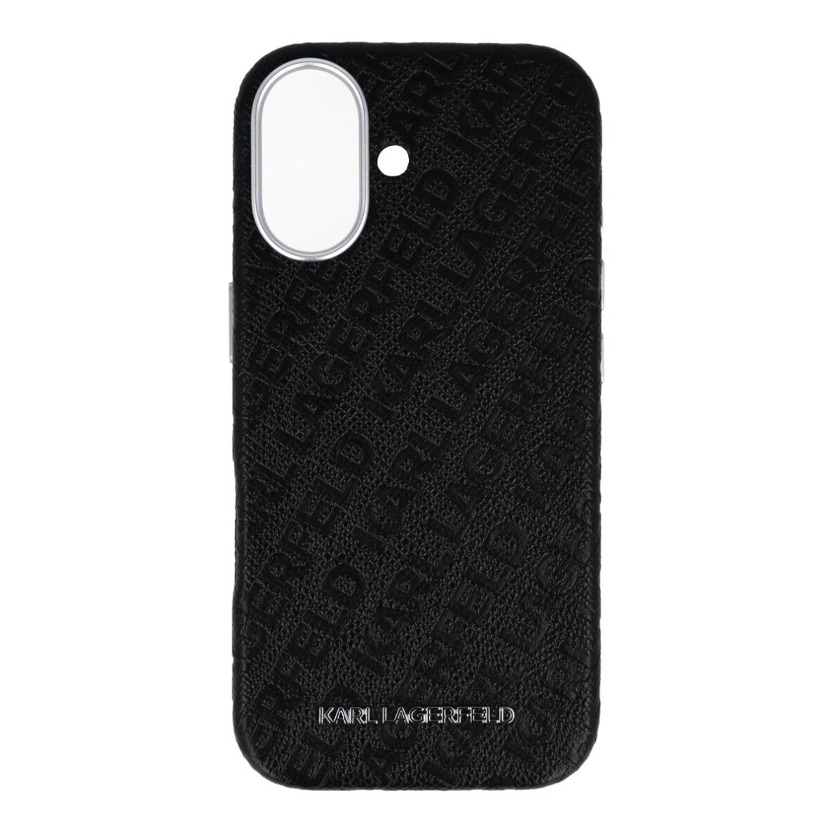 iPhone 17 black MagSafe PU Stamped Karl AO KARL LAGERFELD nugarėlė