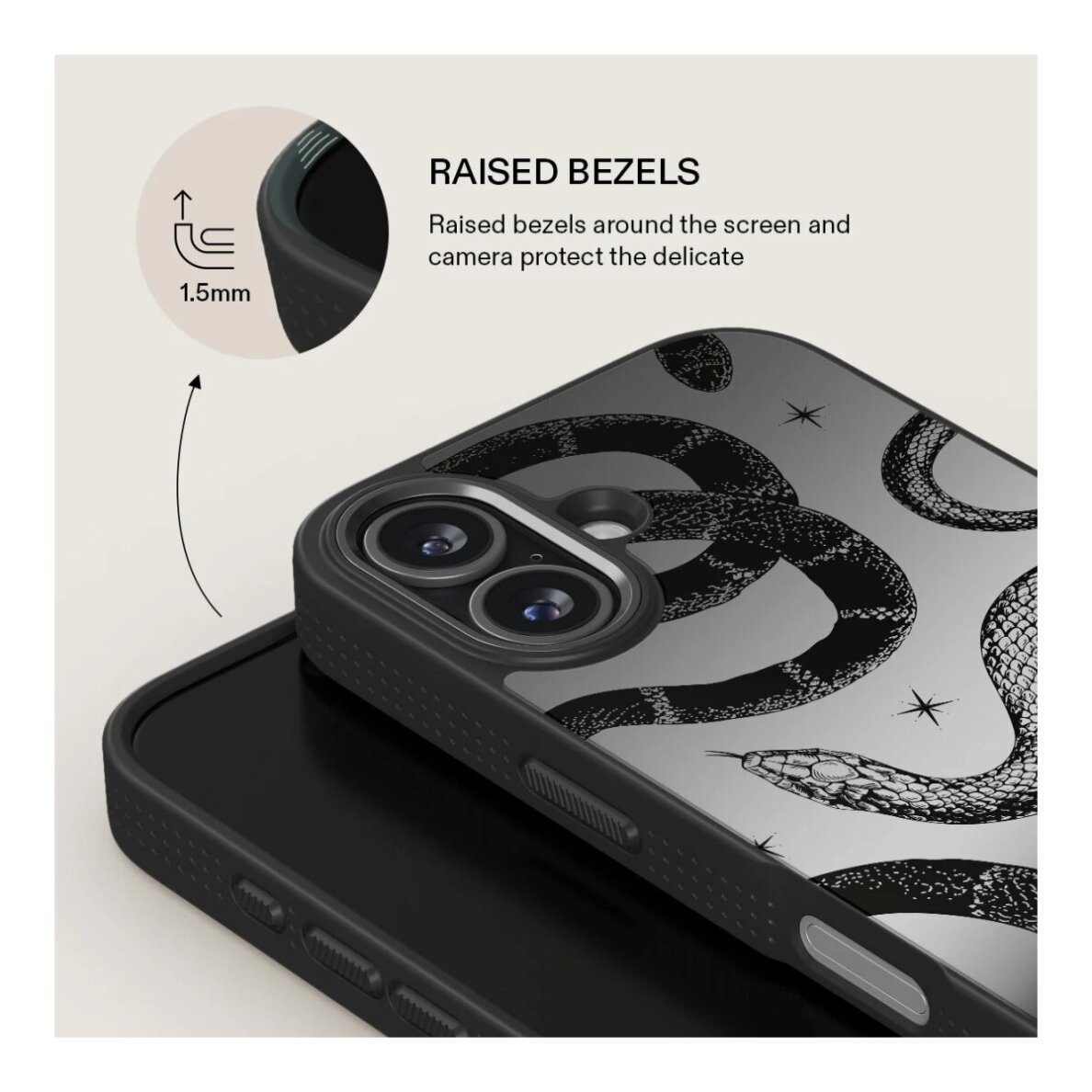 iPhone 17 Elite Mirror Gunmetal MagSafe Poison BURGA nugarėlė 5 iPhone 17 Elite Mirror Gunmetal MagSafe Poison BURGA nugarėlė 5