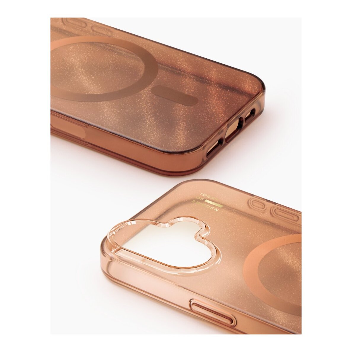 iPhone 17 iDeal Of Sweden Clear Mocha Mousse MagSafe nugarėlė 1