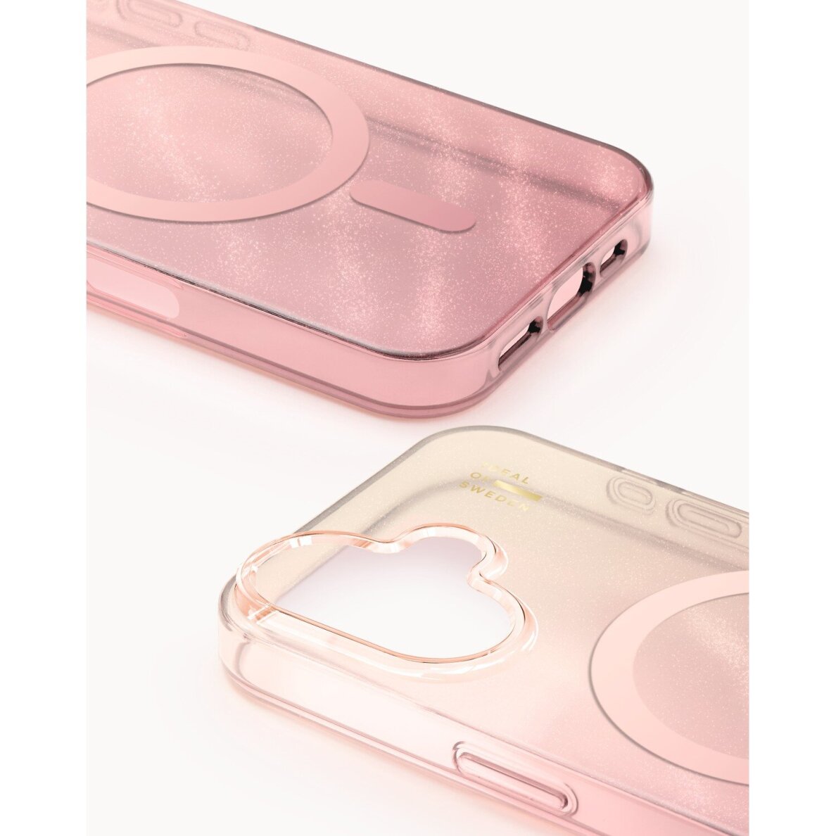 iPhone 17 iDeal Of Sweden Clear Rose Blush MagSafe nugarėlė 1