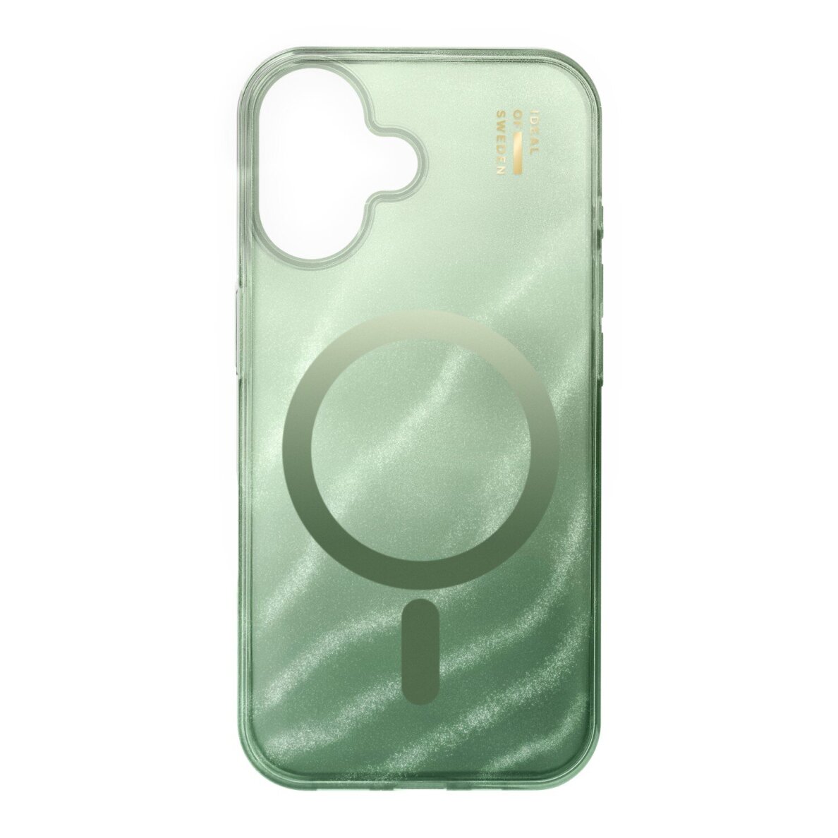 iPhone 17 iDeal Of Sweden Clear Sage Green MagSafe nugarėlė