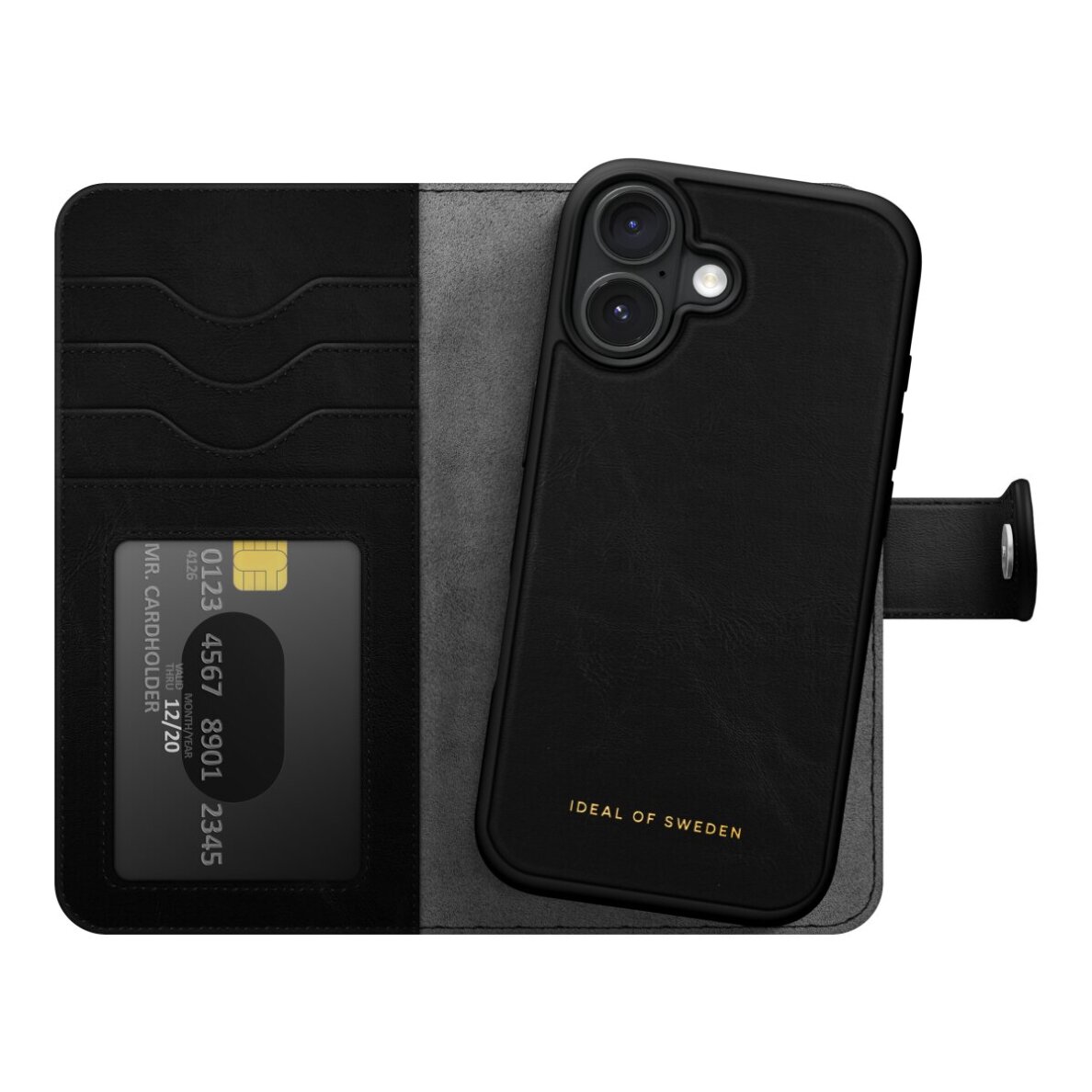 iPhone 17 iDeal Of Sweden MagSafe Magnet Wallet+ Black dėklas 3 iPhone 17 iDeal Of Sweden MagSafe Magnet Wallet+ Black dėklas 3