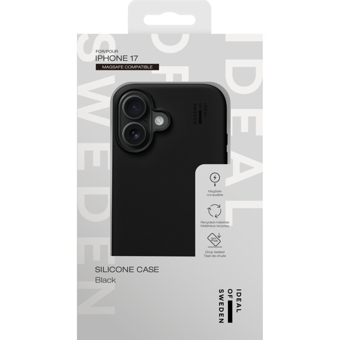 iPhone 17 iDeal Of Sweden Silicone MagSafe Black nugarėlė 4 iPhone 17 iDeal Of Sweden Silicone MagSafe Black nugarėlė 4