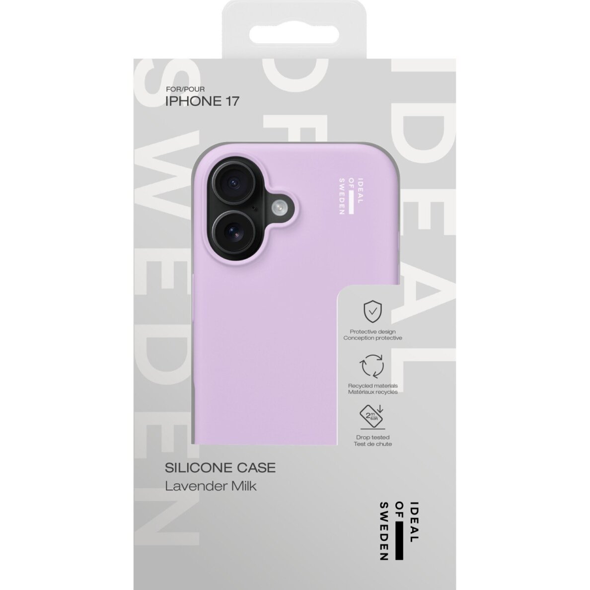 iPhone 17 iDeal Of Sweden Silicone MagSafe Lavender Milk nugarėlė 1