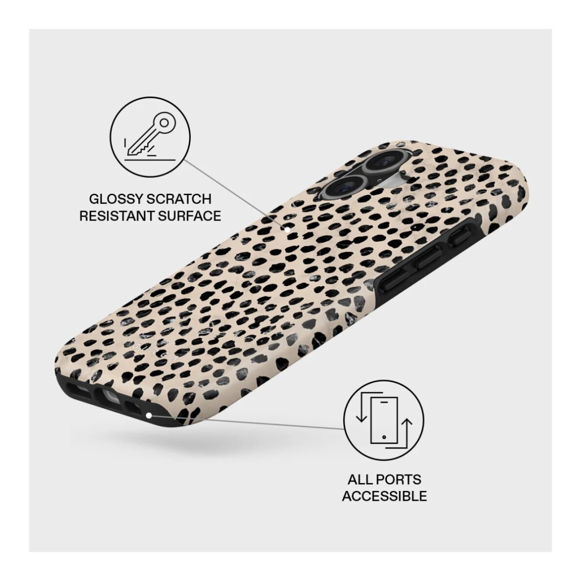 iPhone 17 MagSafe Almond Latte Tough BURGA nugarėlė 2