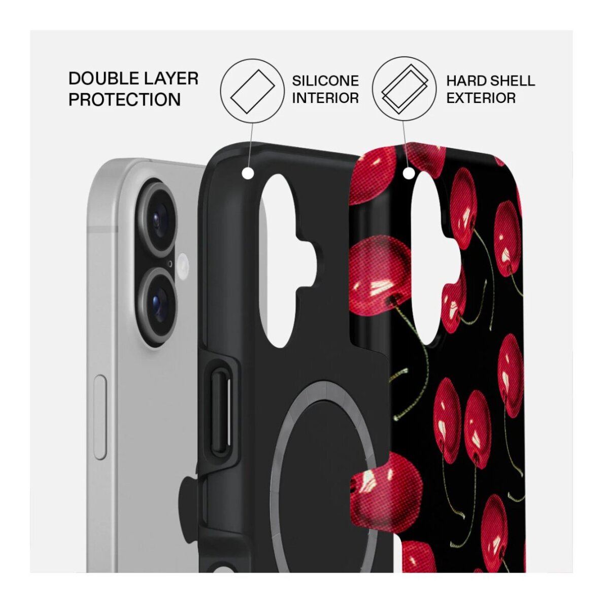 iPhone 17 MagSafe Cherrybomb Tough BURGA nugarėlė 1