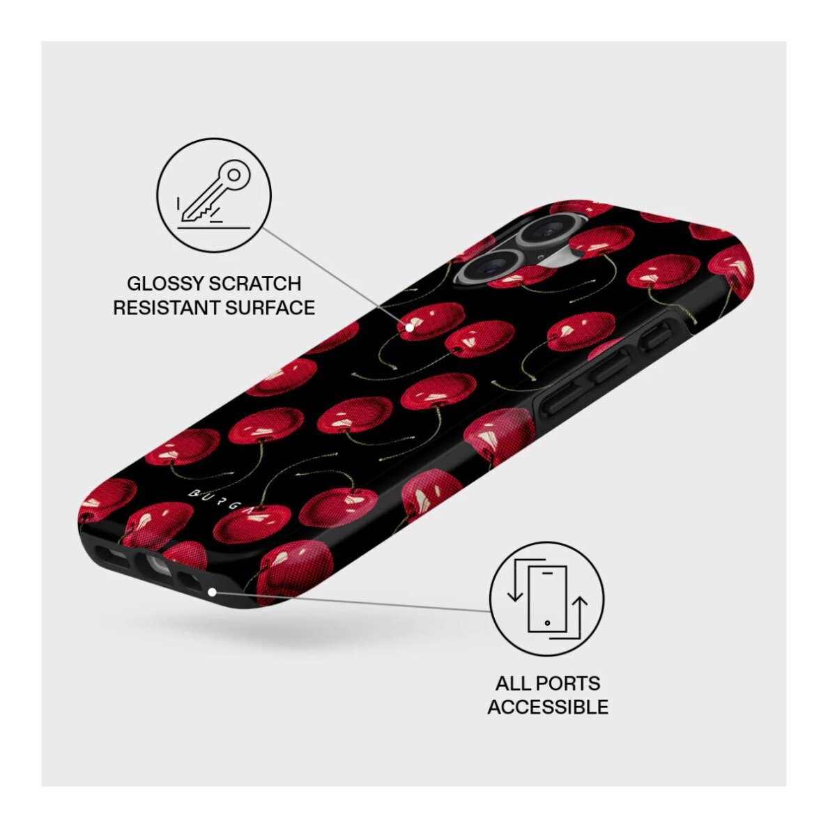 iPhone 17 MagSafe Cherrybomb Tough BURGA nugarėlė 3