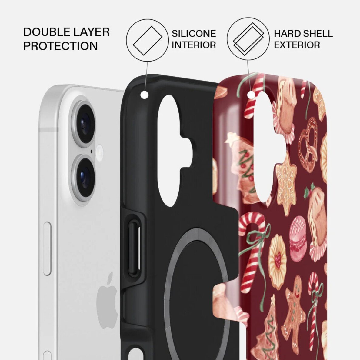 iPhone 17 MagSafe Cookie Jar Tough BURGA nugarėlė 2