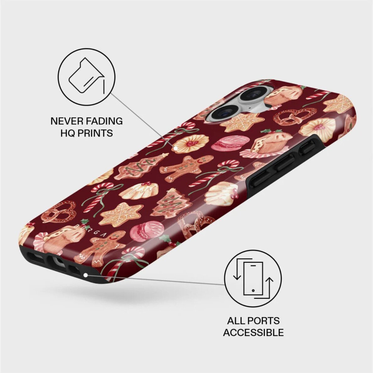 iPhone 17 MagSafe Cookie Jar Tough BURGA nugarėlė 1