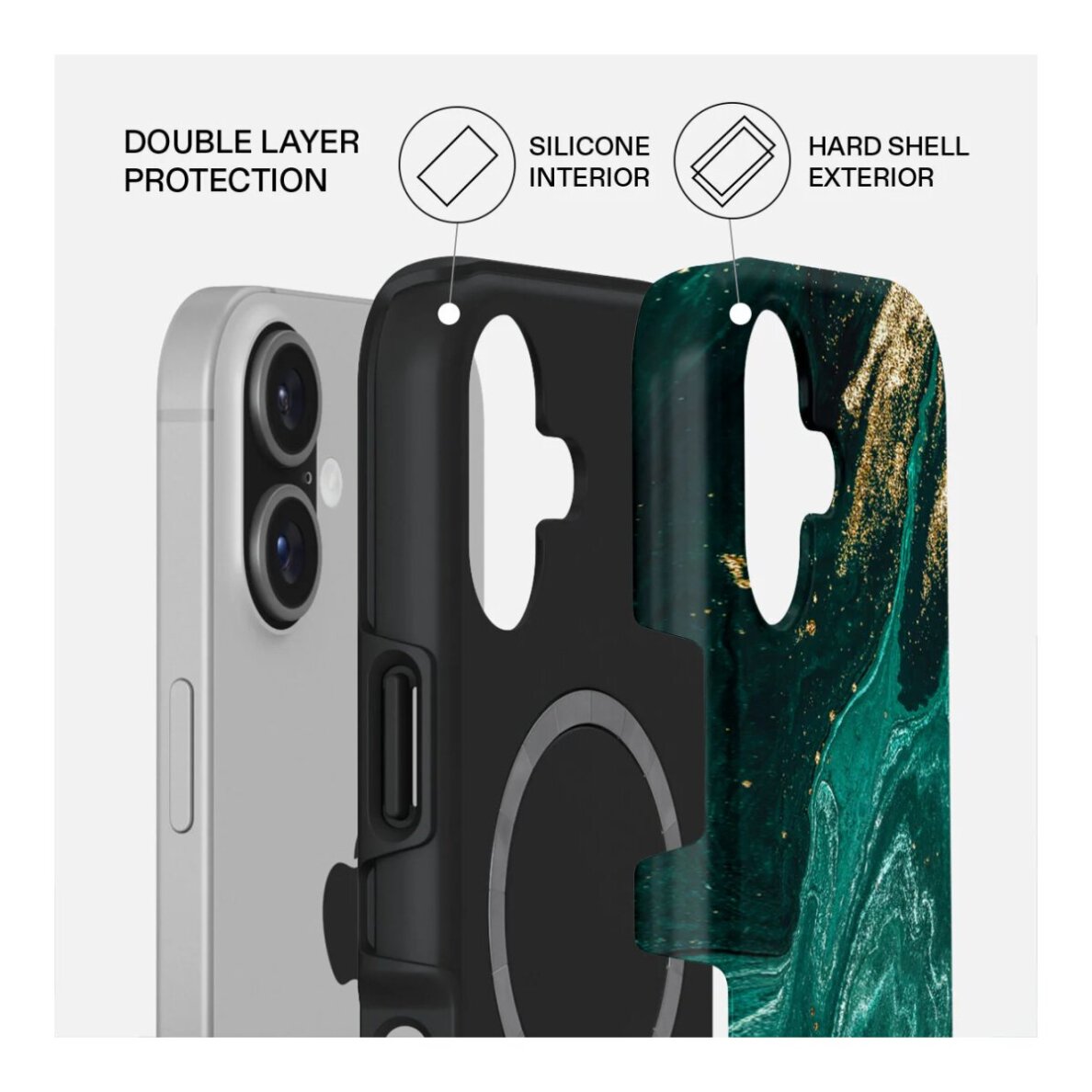 iPhone 17 MagSafe Emerald Pool Tough BURGA nugarėlė 1