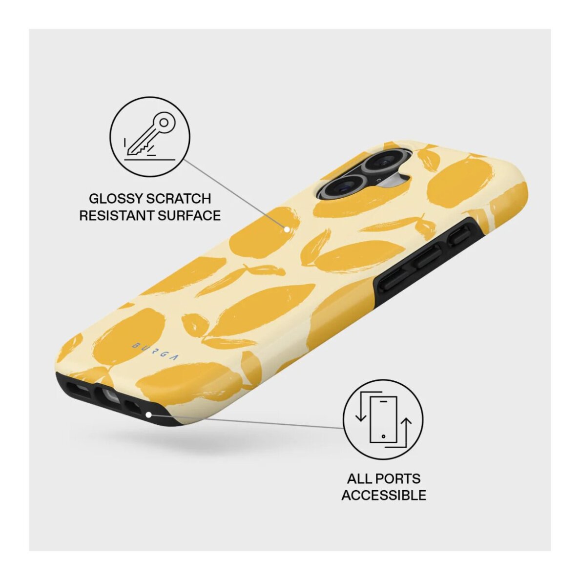 iPhone 17 MagSafe Lemon Tart Tough BURGA nugarėlė 2