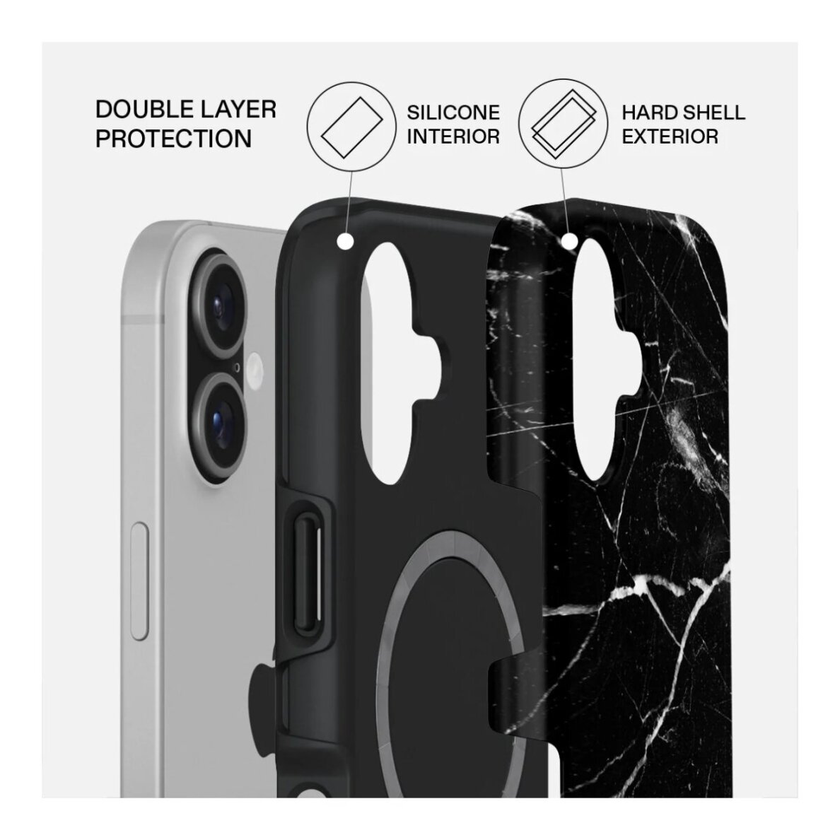 iPhone 17 MagSafe Noir Origin Tough BURGA nugarėlė 2