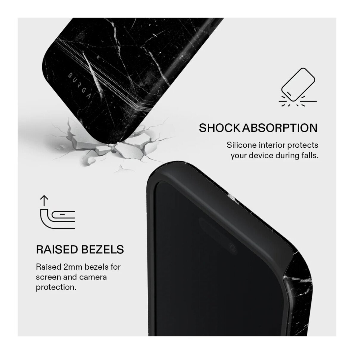 iPhone 17 MagSafe Noir Origin Tough BURGA nugarėlė 1