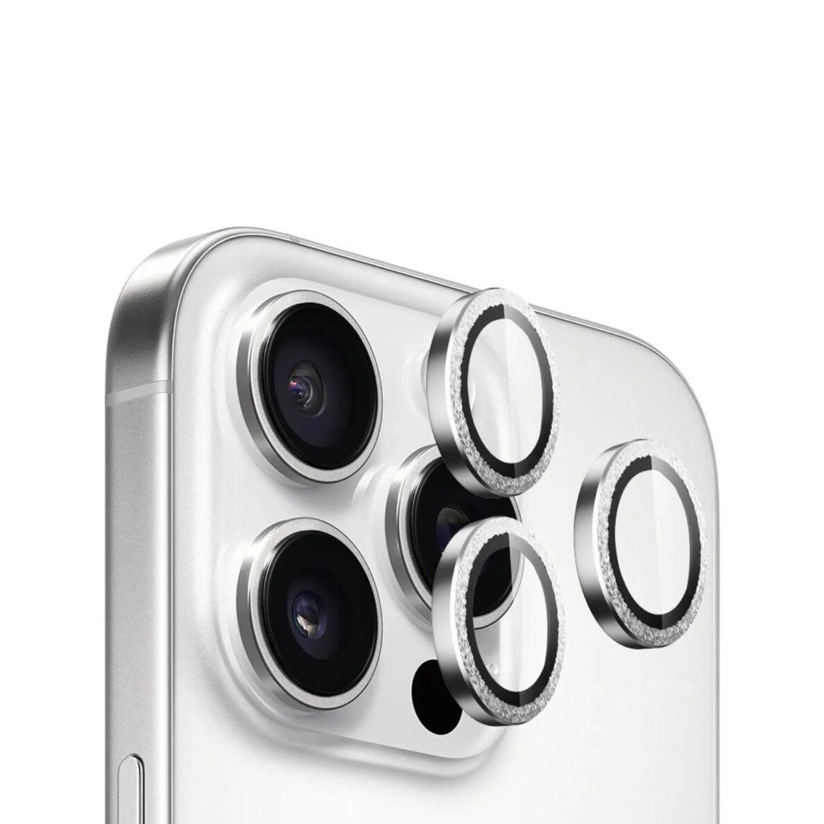 iPhone 17 PRO / 17 PRO MAX apsauginis glitter Mr. Monkey galinės kameros stiklas 1