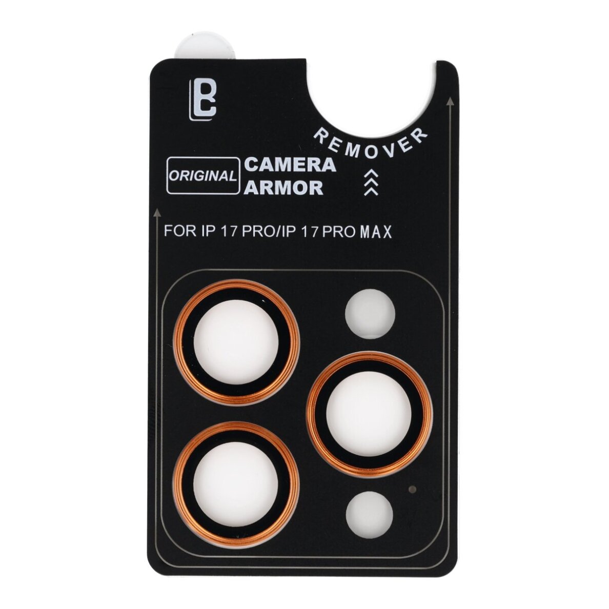 iPhone 17 PRO / 17 PRO MAX apsauginis orange LANBI galinės kameros stiklas