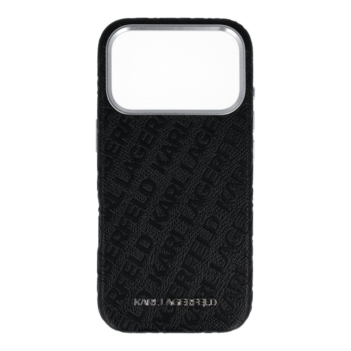 iPhone 17 PRO black MagSafe PU Stamped Karl AO KARL LAGERFELD nugarėlė