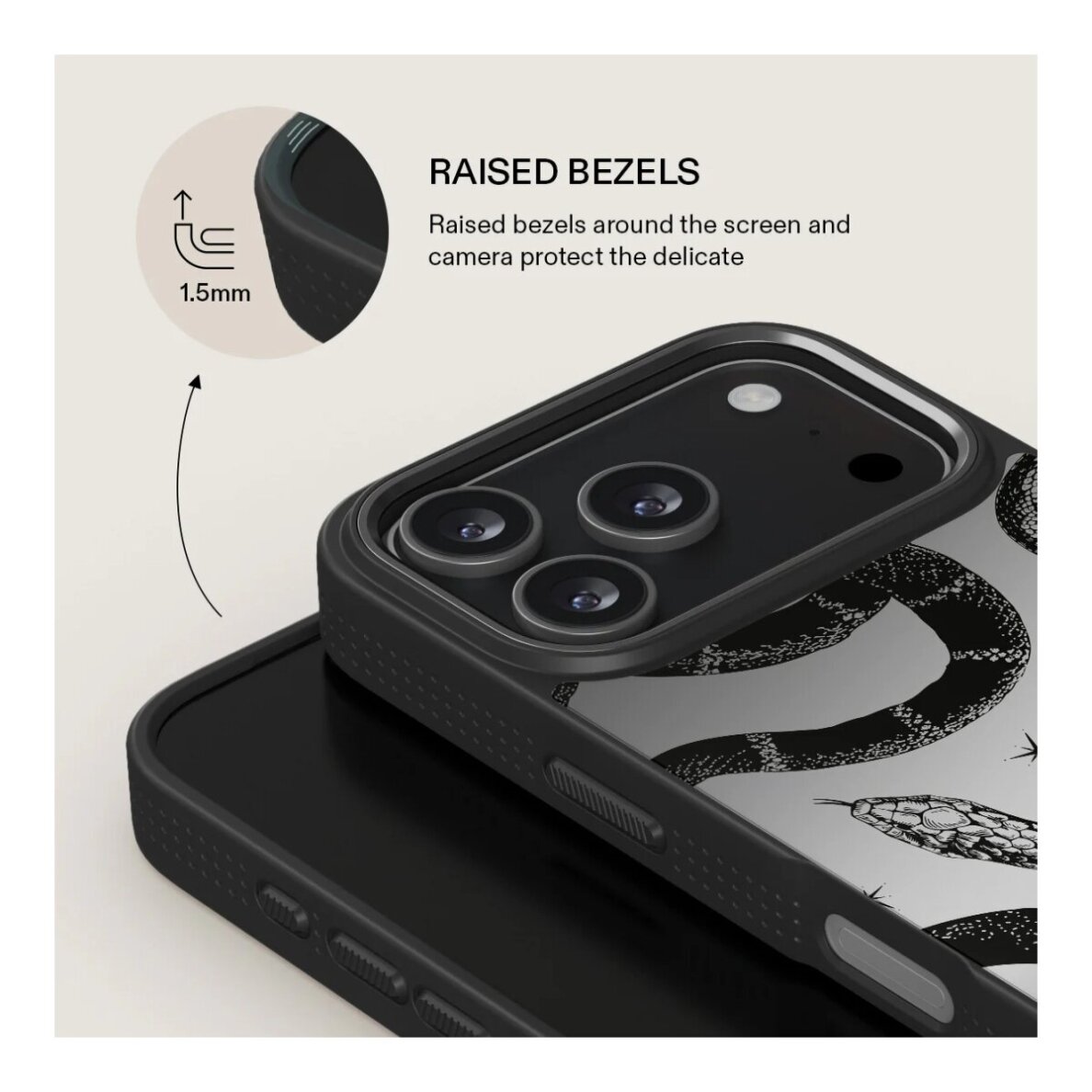 iPhone 17 PRO Elite Mirror Gunmetal MagSafe Poison BURGA nugarėlė 4