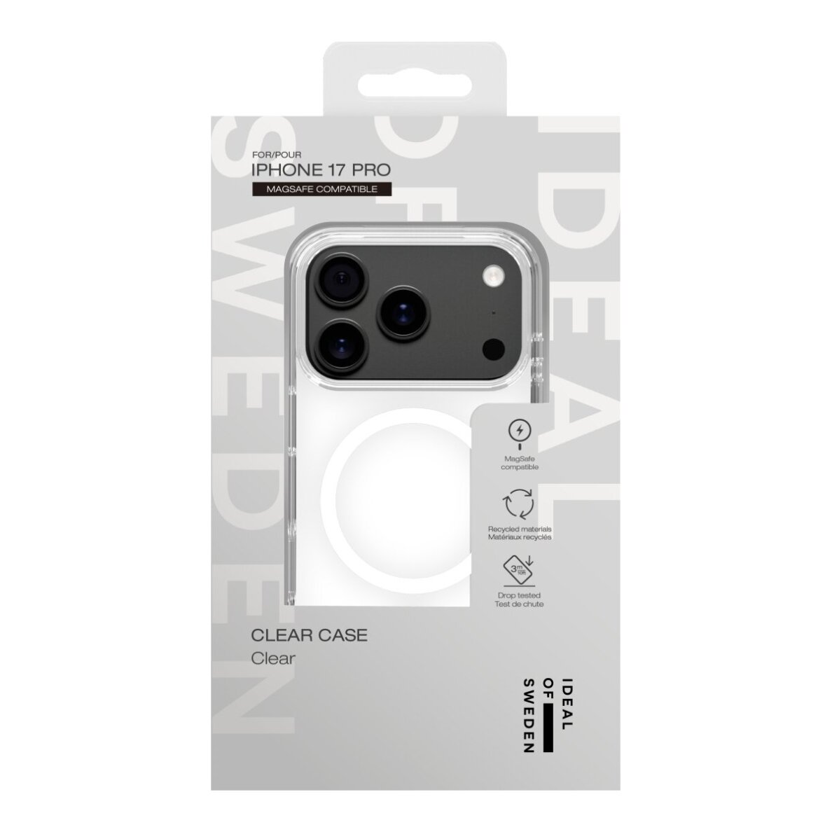 iPhone 17 PRO iDeal Of Sweden Clear Classic MagSafe nugarėlė 3
