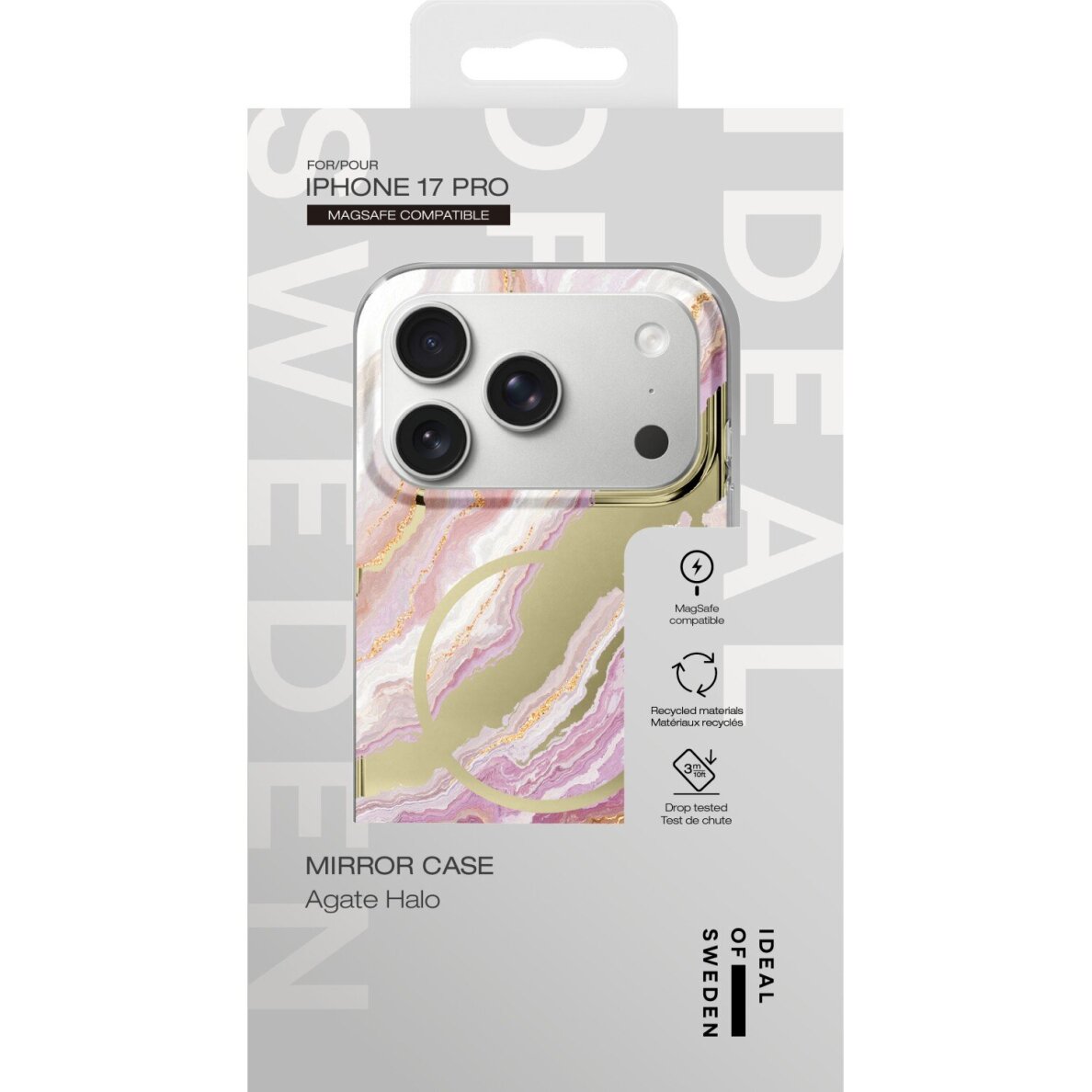 iPhone 17 PRO iDeal Of Sweden Mirror Agate Halo MagSafe nugarėlė 3
