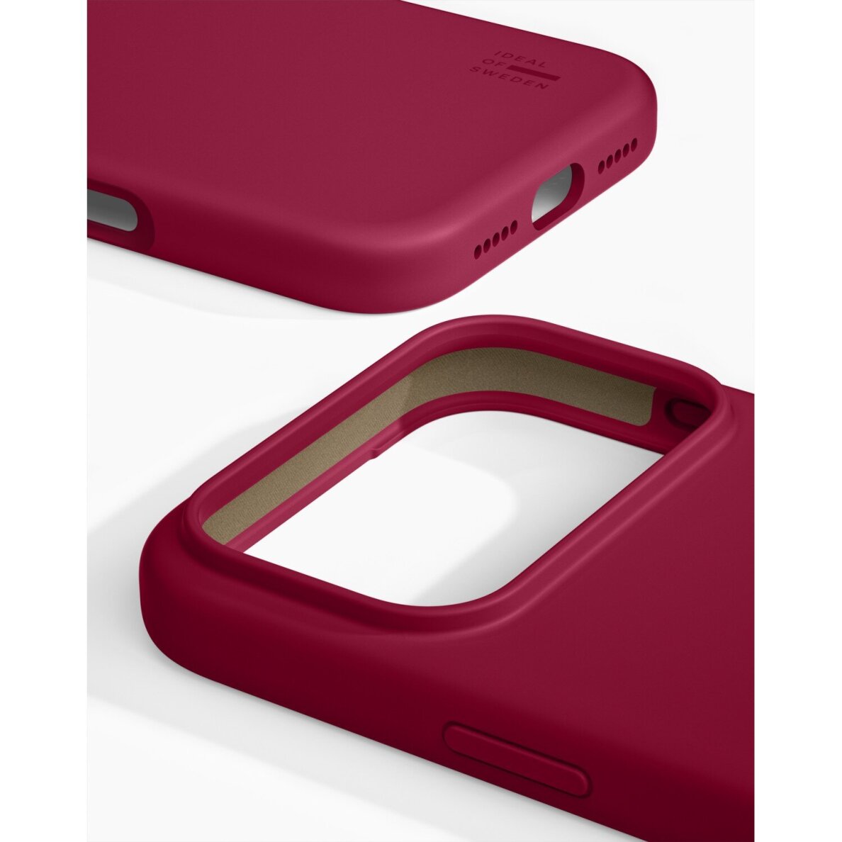 iPhone 17 PRO iDeal Of Sweden Silicone MagSafe Cranberry nugarėlė 3