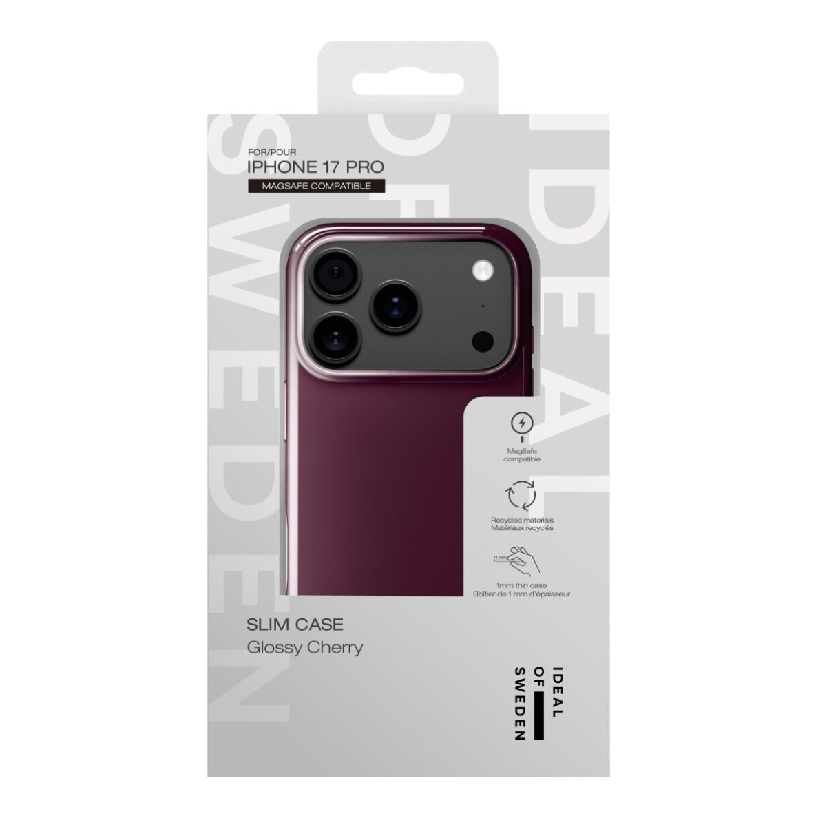 iPhone 17 PRO iDeal Of Sweden Slim MagSafe Glossy Cherry nugarėlė 3