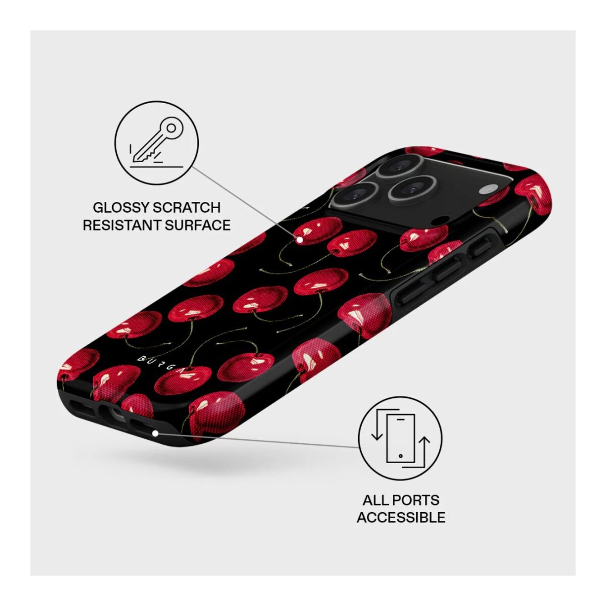 iPhone 17 PRO MagSafe Cherrybomb Tough BURGA nugarėlė 2