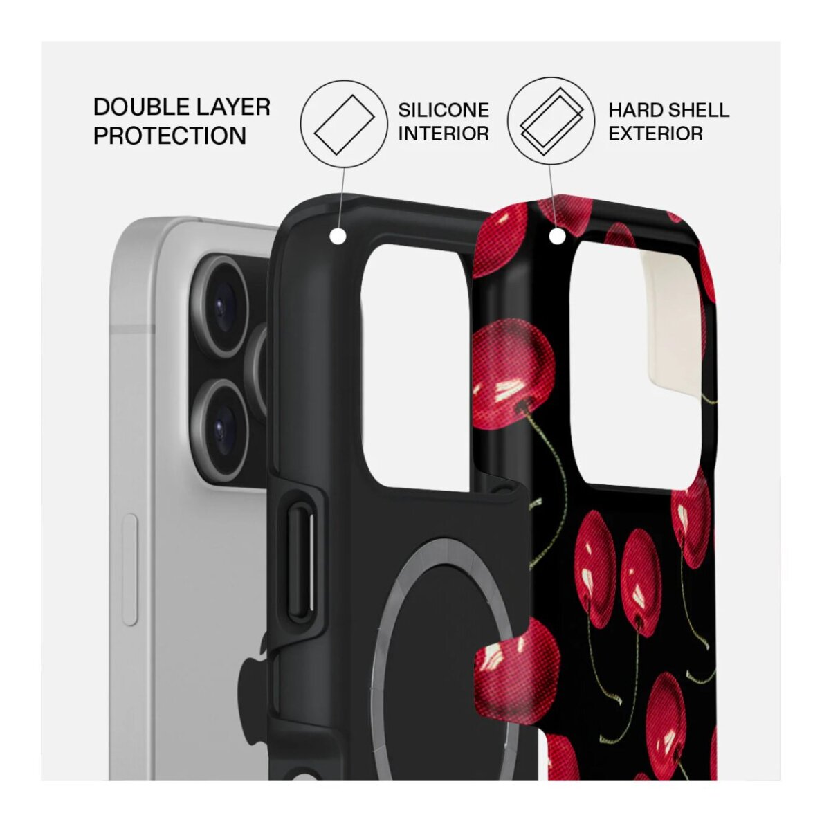 iPhone 17 PRO MagSafe Cherrybomb Tough BURGA nugarėlė 1