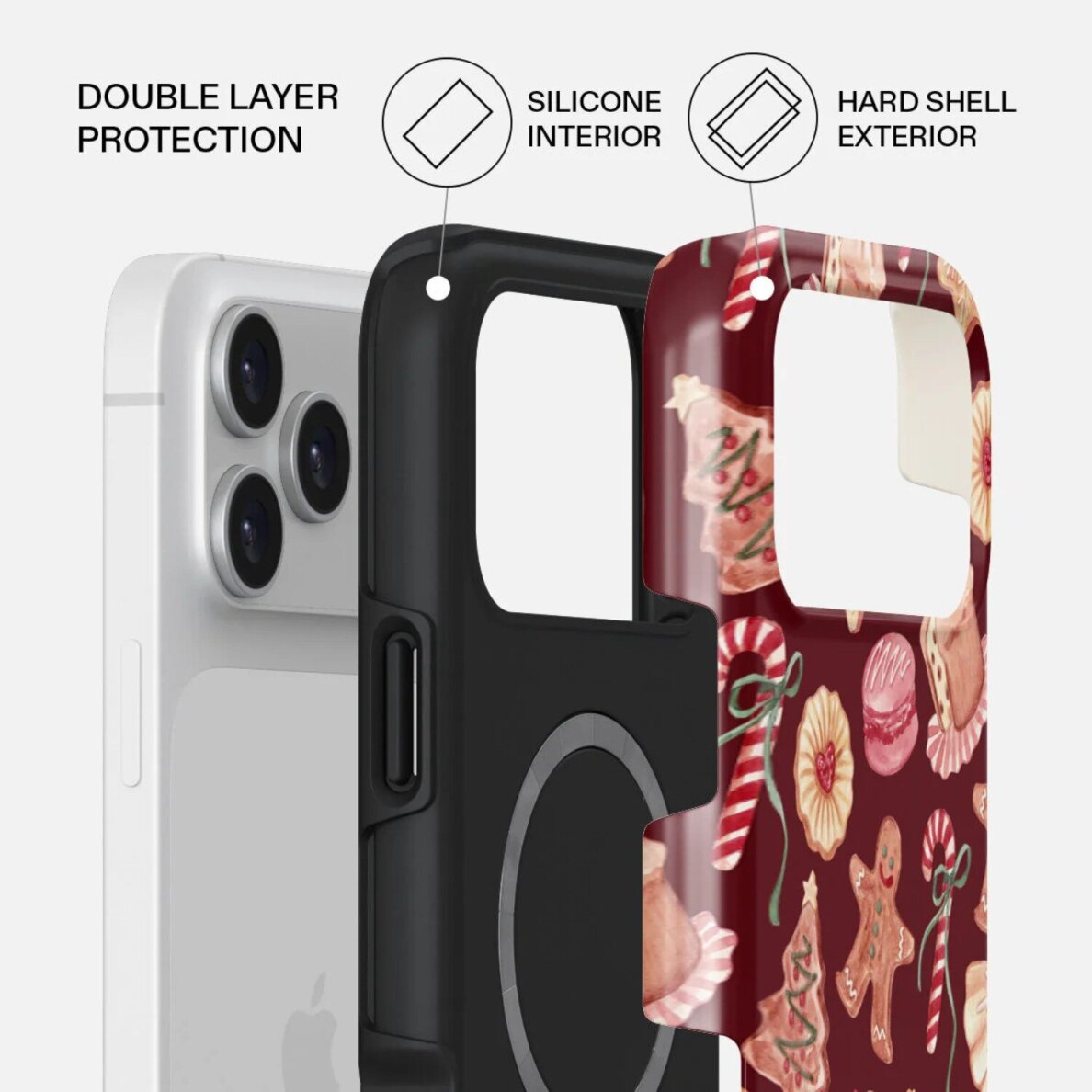 iPhone 17 PRO MagSafe Cookie Jar Tough BURGA nugarėlė 1