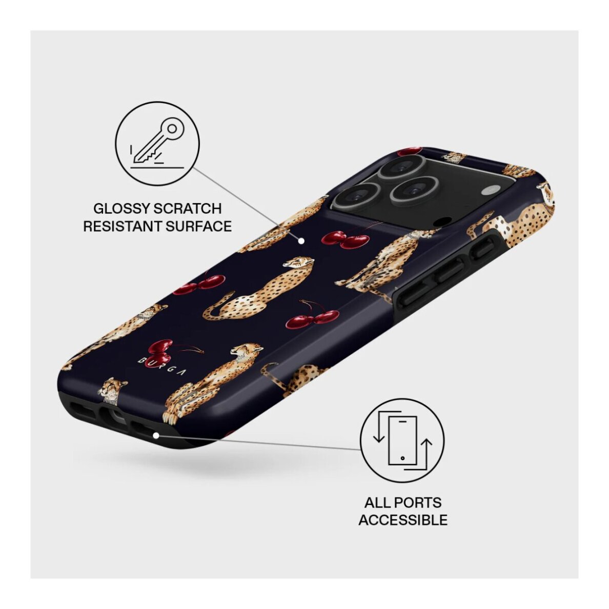 iPhone 17 PRO MagSafe Cougar Tough BURGA nugarėlė 2