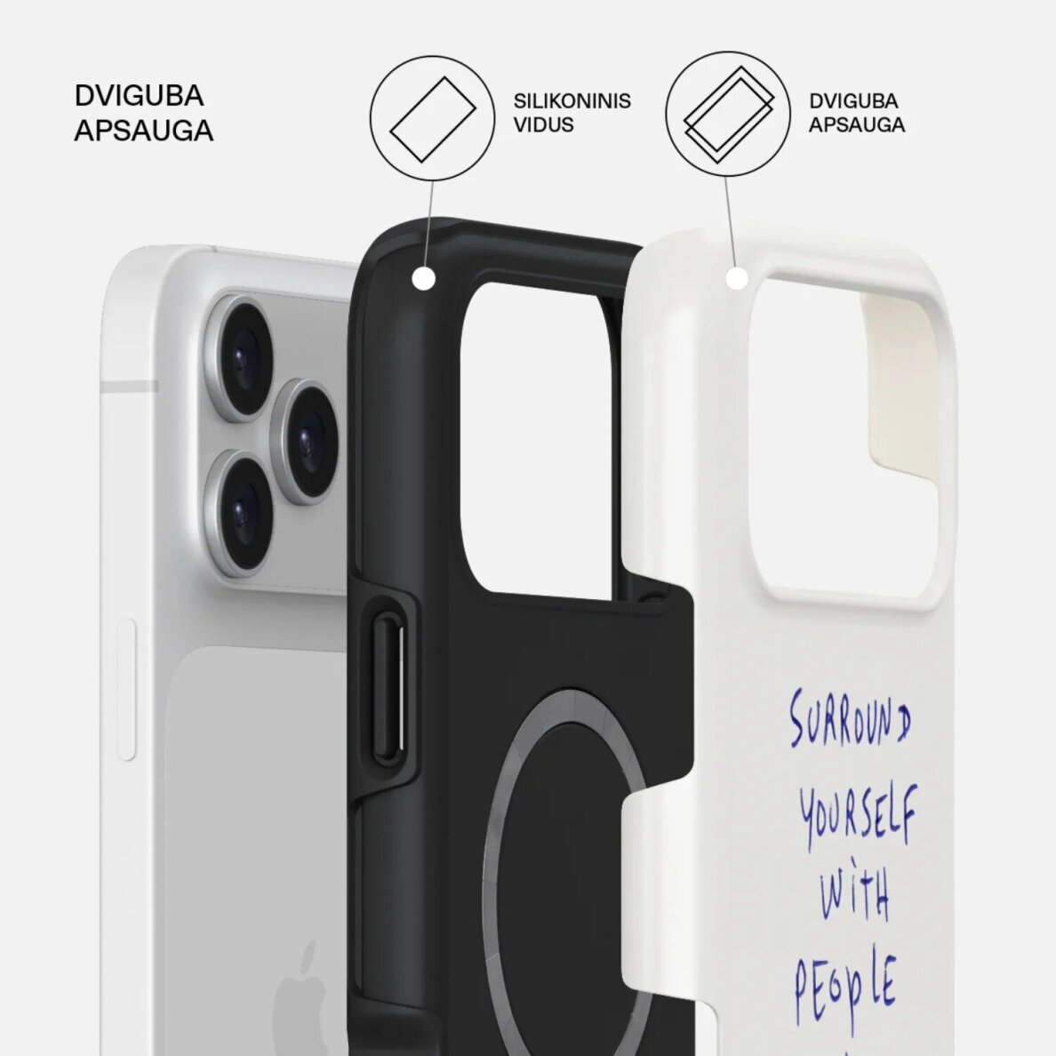 iPhone 17 PRO MagSafe Get It Tough BURGA nugarėlė 1