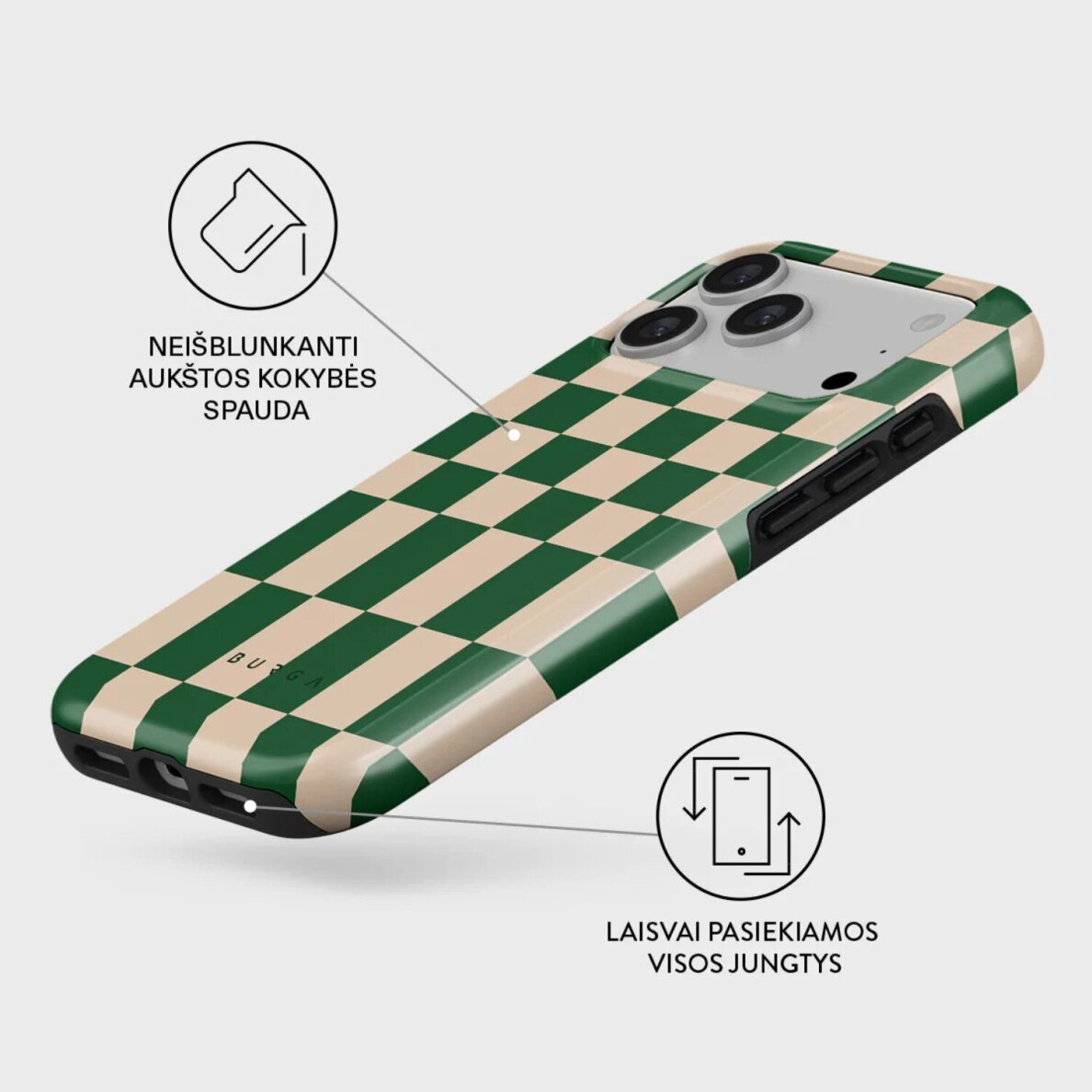 iPhone 17 PRO Magsafe Ivy League Tough BURGA nugarėlė 2