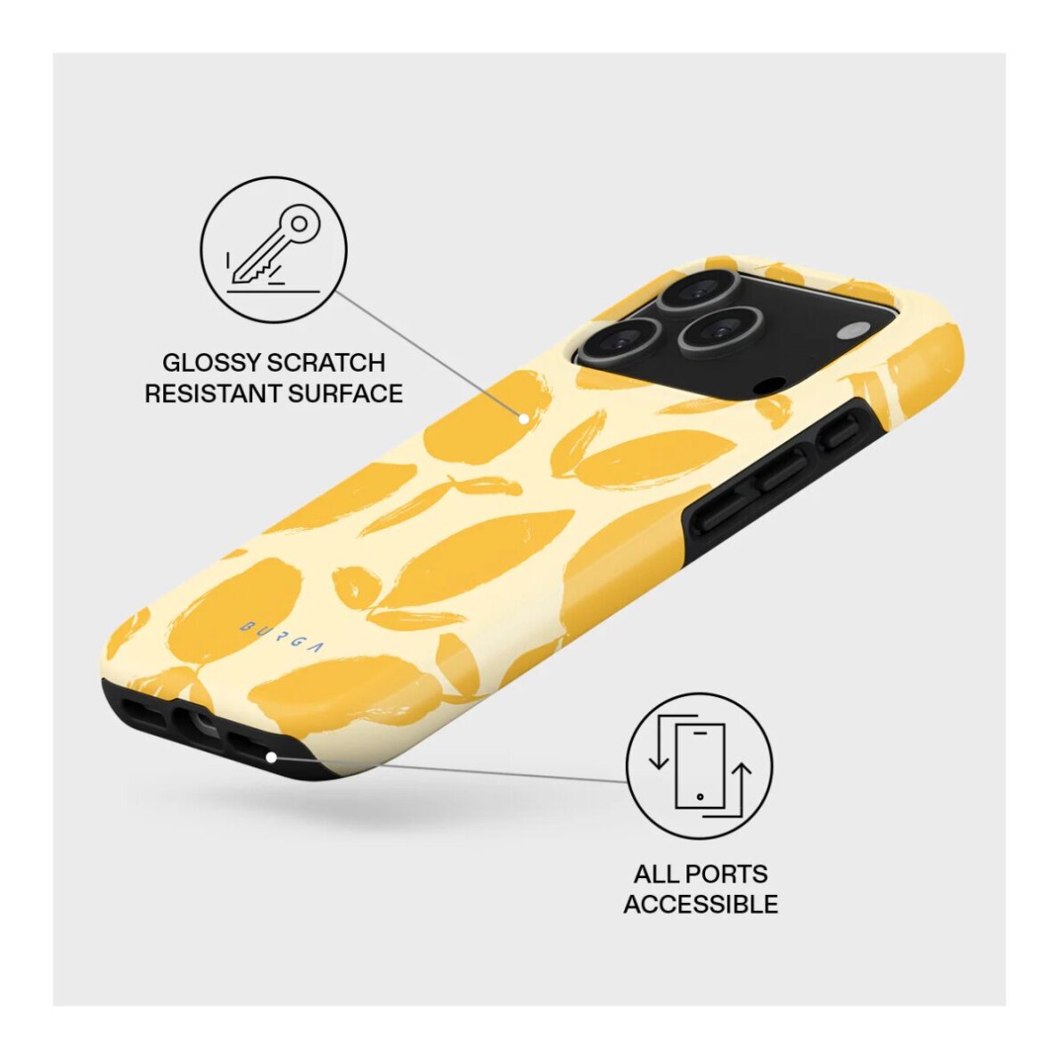 iPhone 17 PRO MagSafe Lemon Tart Tough BURGA nugarėlė 2