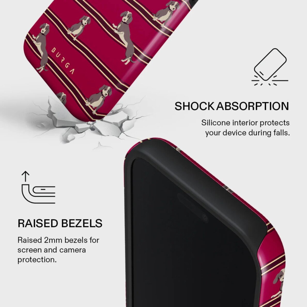 iPhone 17 PRO MagSafe On Hold Tough BURGA nugarėlė 2