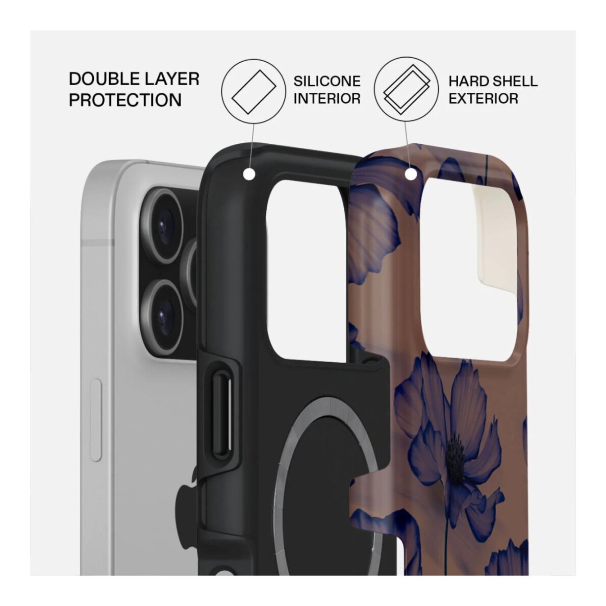 iPhone 17 PRO MagSafe Velvet Night Tough BURGA nugarėlė 1