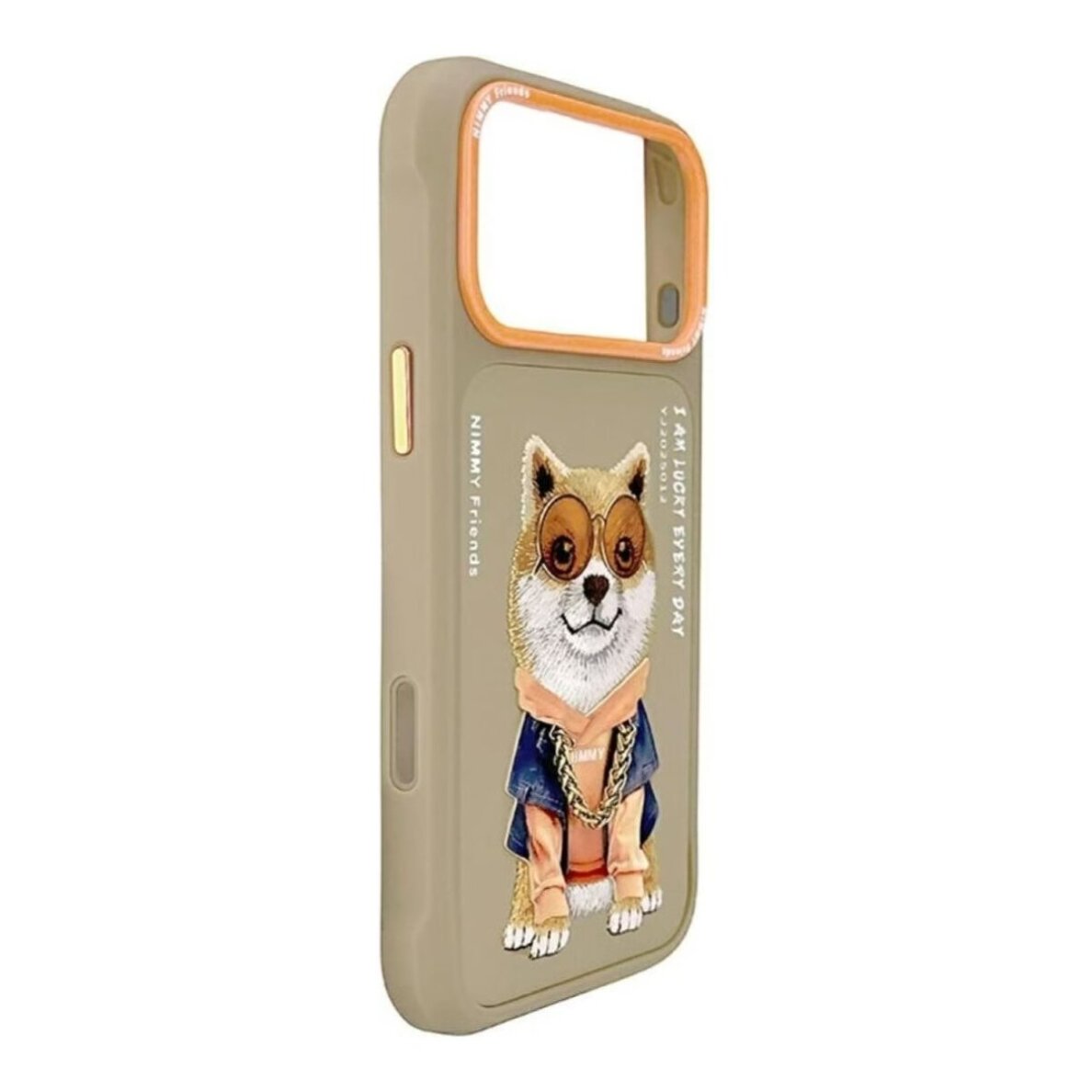 iPhone 17 PRO MAX beige NIMMY Shiba with Glasses nugarėlė 1 iPhone 17 PRO MAX beige NIMMY Shiba with Glasses nugarėlė 1