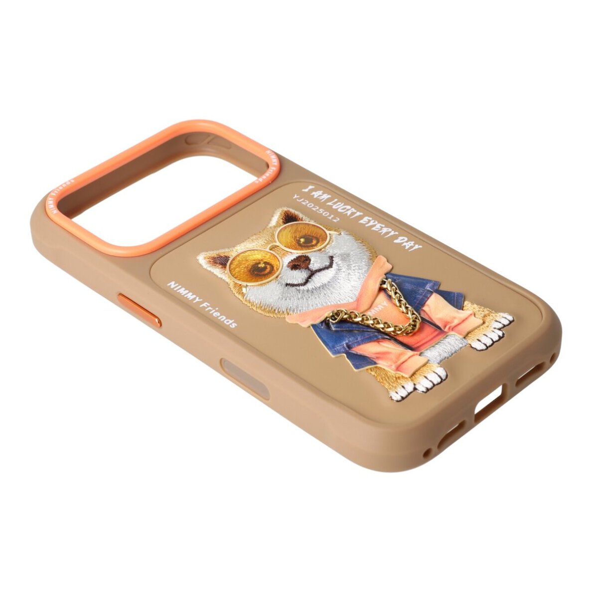 iPhone 17 PRO MAX beige NIMMY Shiba with Glasses nugarėlė 1 iPhone 17 PRO MAX beige NIMMY Shiba with Glasses nugarėlė 1