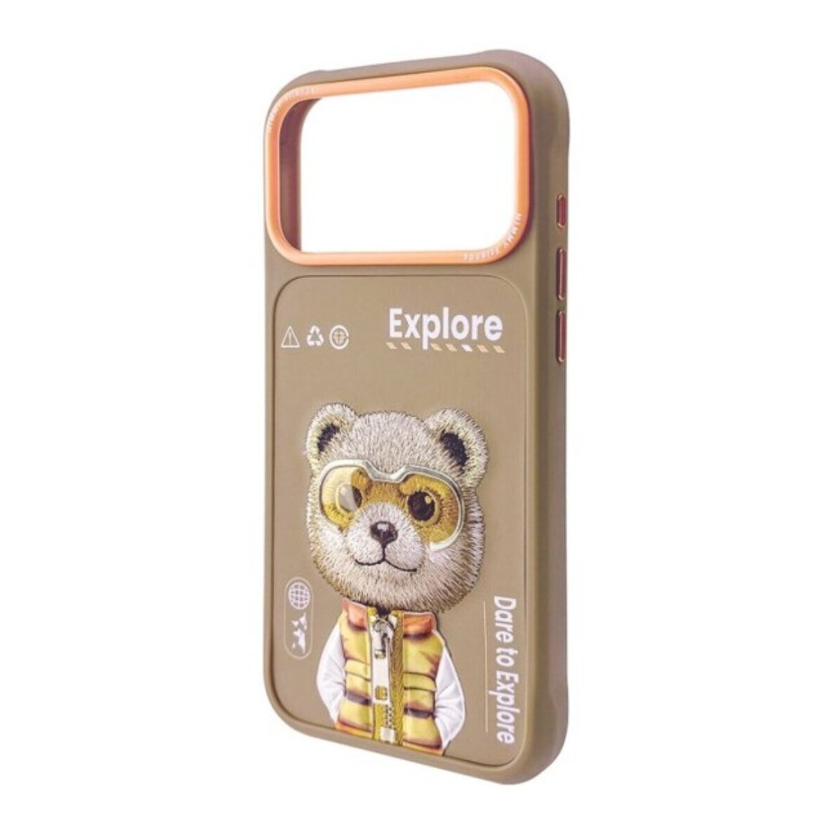 iPhone 17 PRO MAX beige NIMMY Teddy with Glasses nugarėlė 1 iPhone 17 PRO MAX beige NIMMY Teddy with Glasses nugarėlė 1